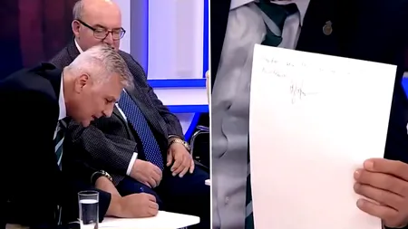 Daniel Zamfir, propunerea PSD pentru Ministerul Economiei în Guvernul Niculescu, a dat în scris în emisiunea lui Victor Ciutacu că nu va vota Guvernul Niculescu