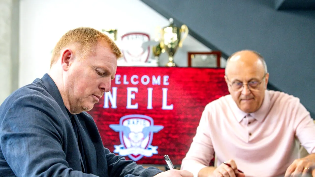 Neil Lennon, PREZENTAT oficial la Rapid! Care e mesajul lui Dan Șucu