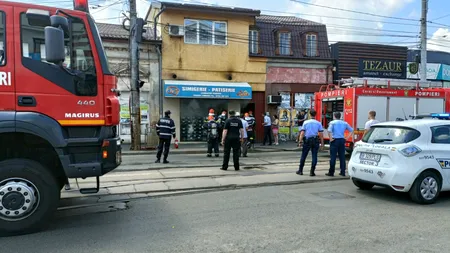 VIDEO | Incendiu la o covrigărie de pe Calea Călărașilor, în sectorul 3. Ce s-a întâmplat cu angajații din interior