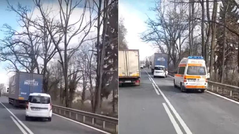 Accident pe Valea Oltului: Traficul a fost blocat - VIDEO