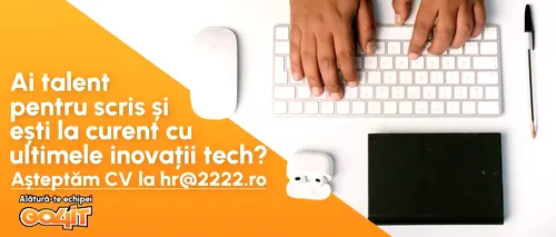 Ai talent pentru scris și ești la curent cu ultimele inovații tech? Alătură-te echipei Go4it