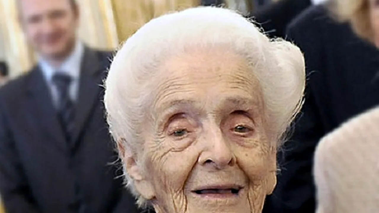 Cercetătoarea Rita Levi Montalcini, laureată cu Nobel pentru medicină, a murit la 103 ani