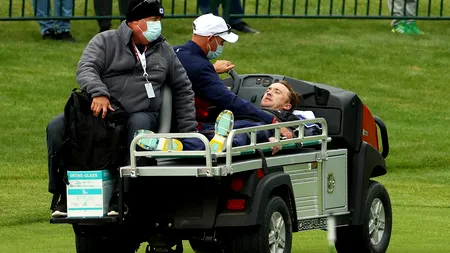 Tom Felton s-a prăbușit pe teren în timpul unui meci de golf. Actorul din Harry Potter a fost transportat la spital | FOTO