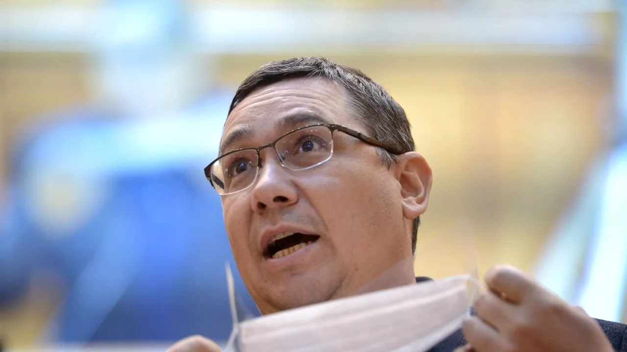 Victor Ponta, dezlănțuit: În România lui Orban și a PNL contează doar alegerile și afacerile cu măști!