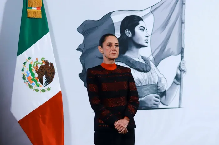 Claudia Sheinbaum, președinta Mexicului, la ultima conferință de presă. Sursa Foto: Profimedia 