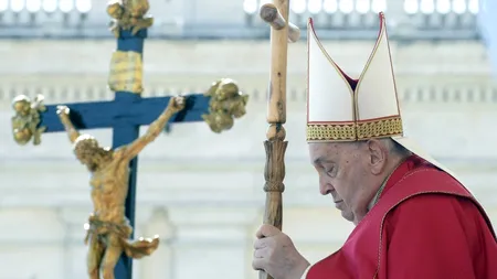 Moment, neobișnuit la Vatican: Papa Francisc a renunţat la predica din Duminica Floriilor