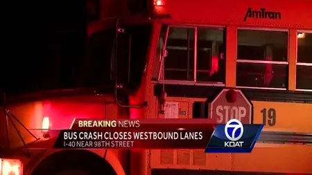 Accident rutier cu zeci de răniți în SUA