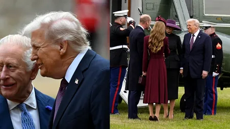 Prințul William RENUNȚĂ la formalități în cadrul vizitei lui Donald Trump. Cum l-a prezentat pe Regele Charles președintelui SUA