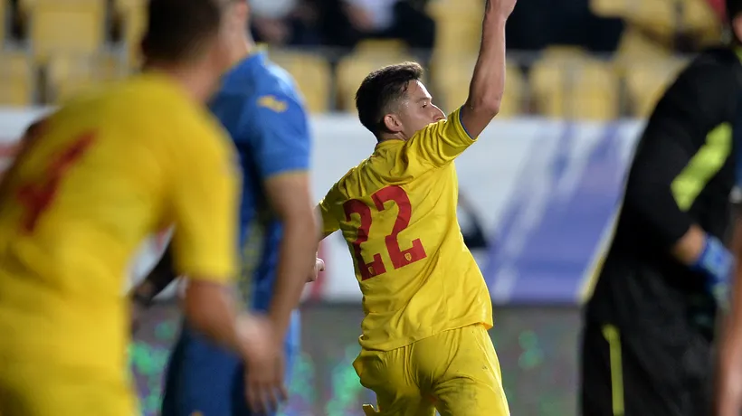 România U21 - Irlanda de Nord U21, scor 3-0, în preliminariile EURO 2021. Tricolorii se află pe locul trei în grupă