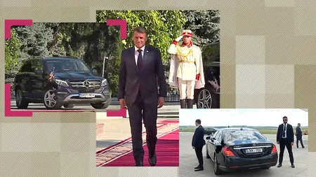 MISTERUL mașinii cu numere de București care l-a plimbat pe MACRON prin Chișinău
