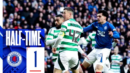 Ianis Hagi, GOL în derby-ul Scoției! Este prima reușită în acest campionat pentru Glasgow Rangers (VIDEO)