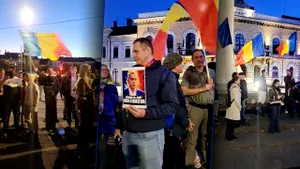 Protest și la Cluj, pentru susținerea lui Călin Georgescu. Câteva sute de oameni au ieșit în stradă, purtând drapelul țării și înălțând o rugăciune