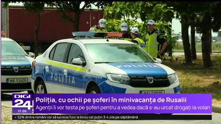 Poliția, cu ochii pe șoferi în minivacanța de RUSALII: Toleranță zero pentru conducere sub influența alcoolului și agresivitate la volan