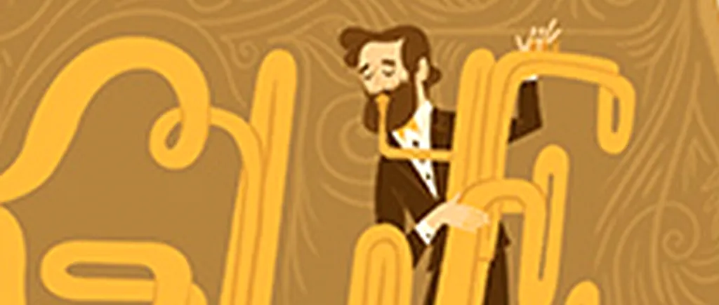 Google și-a modificat logoul pentru a-l sărbători pe inventatorul saxofonului, Adolphe Sax