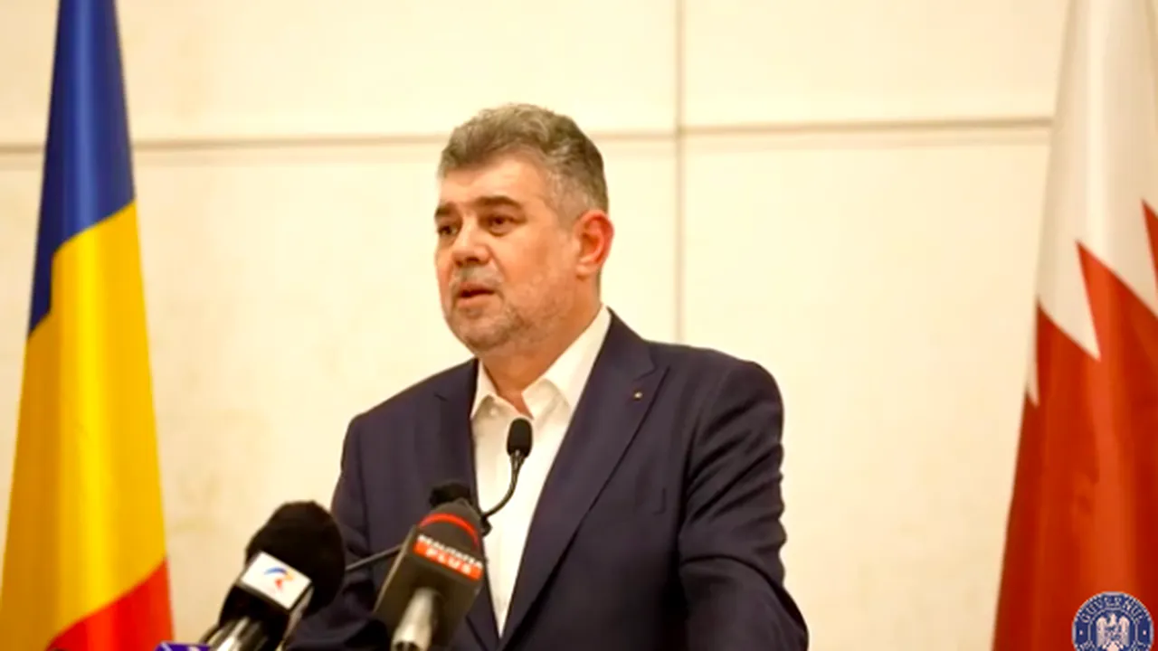 Marcel Ciolacu, MESAJ către premierul Qatarului: 