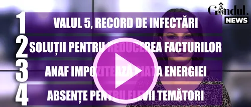 GÂNDUL NEWS. Record absolut de infectări în România, în ultimele 24 de ore (VIDEO)