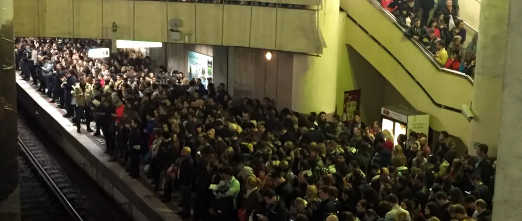 Imagini incredibile din stațiile de metrou în zona centrală a Capitalei