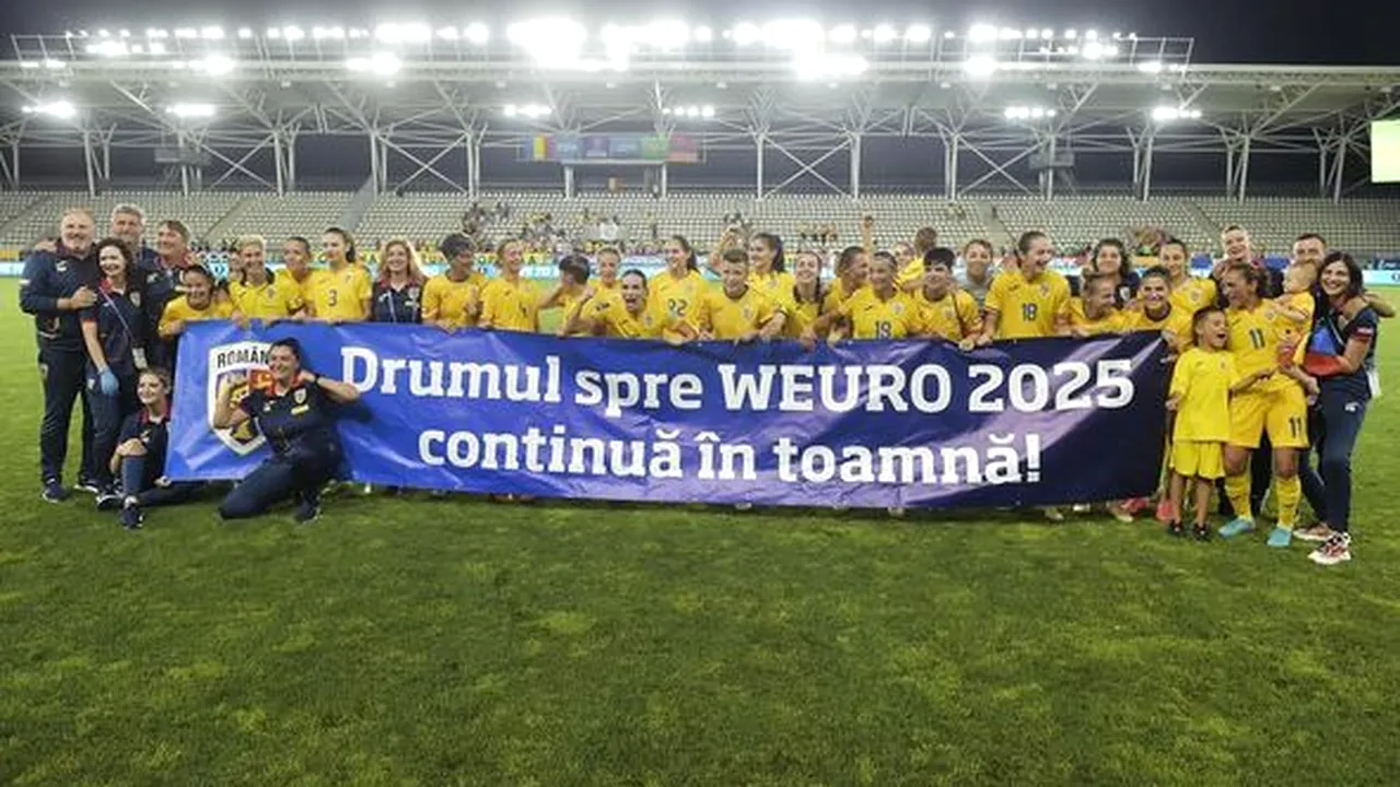 Naționala de fotbal feminin a României s-a CALIFICAT în runda secundă preliminară pentru WEURO 2025