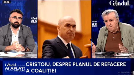 Cristoiu comentează planul de refacere a coaliției cu cele mai mari șanse de succes: Sunt două posibilități