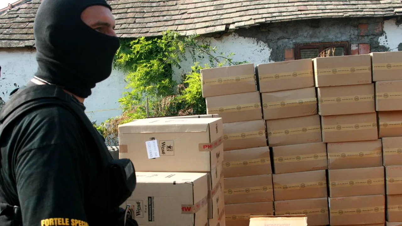  12 milioane de țigarete, confiscate de polițiști doar în primele două luni ale anului