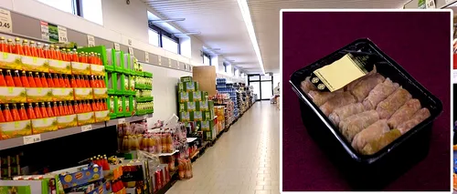 „Sarmale din carne de OM”, de vânzare pe raftul unui celebru supermarket. Adevărul din spatele acestei etichete macabre