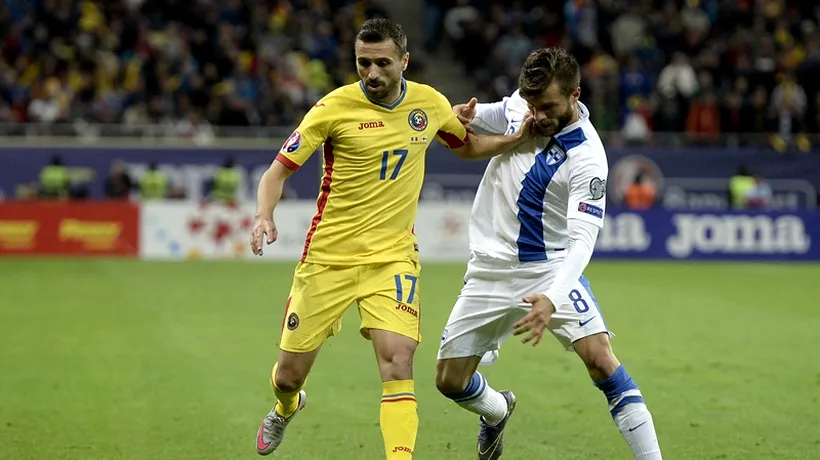 România, doar 1-1 cu Finlanda în preliminariile Euro-2016. Calificarea se joacă în Insulele Feroe