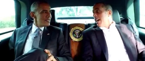 Obama, de vorbă cu Jerry Seinfeld, așa cum nu l-ați mai văzut niciodată