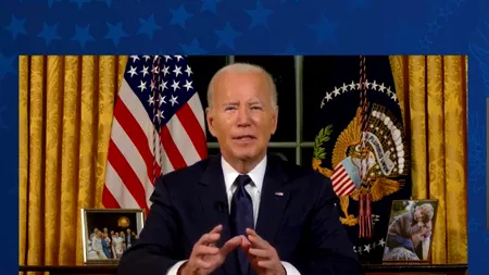 VIDEO | Joe Biden cere Congresului bani pentru Ucraina și Israel / „Putin și Hamas au un lucru în comun: vor să anihileze o democrație vecină