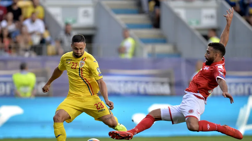 Victorie chinuită. România - Malta 1-0, în preliminariile Euro 2020 / Pușcaș: Cele trei puncte sunt cele mai importante / Contra: Trebuia să câștigăm acest meci cu orice preț