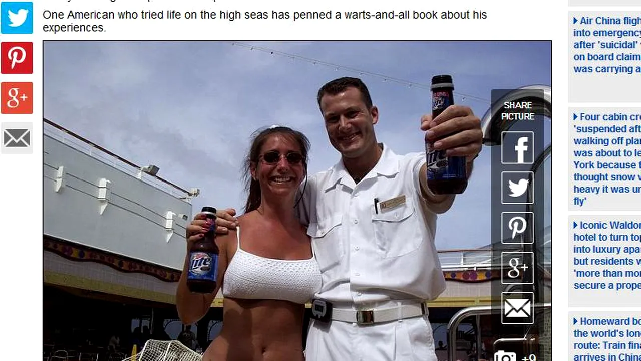 Confesiunile unui angajat de pe vasele de croazieră: 