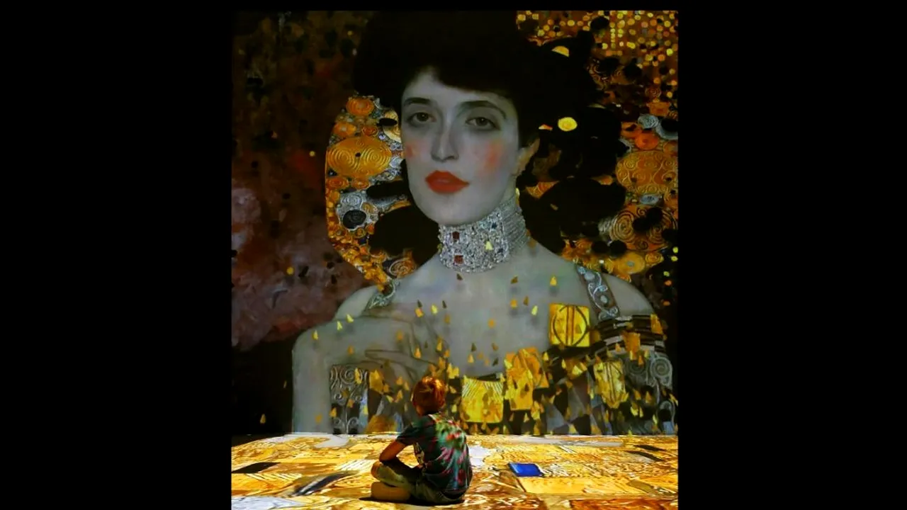 Primul muzeu imersiv din România, inaugurat cu o expoziție Klimt și o călătorie în adâncurile mării