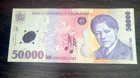 Mai știi celebra bancnotă de 50.000 lei din 2001? Ireal cu câți bani se vinde acum, în martie 2024