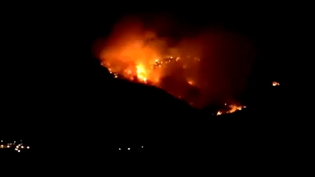 VIDEO | Pompierii greci luptă cu un incendiu puternic pe insula Thassos. Mesajul MAE pentru turiștii români