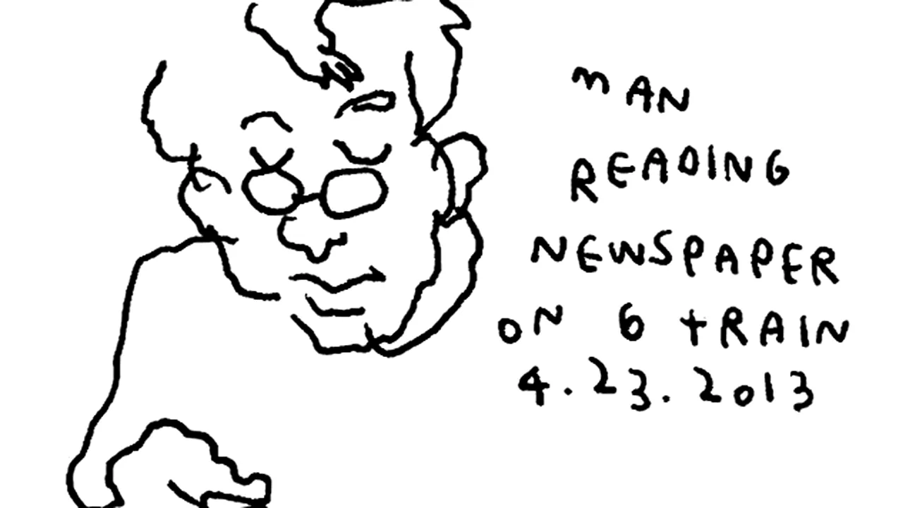 Pe asta o știți? Menashe Mendelsohn citește un ziar arăbesc...
