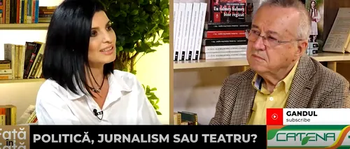 VIDEO | Lavinia Șandru, actriță: „Îl puneam la punct pe Agathon cu niște răspunsuri sincere și normale”