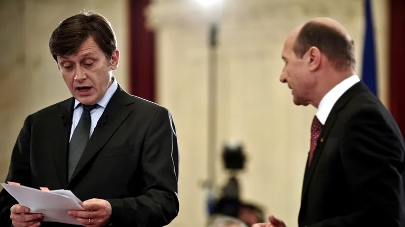 O EPAVĂ. Crin Antonescu s-a legat de aspectul lui Traian Băsescu
