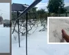 Fenomene meteo extreme în Neamț după ploaia cu grindină: Fotografii cu „zăpadă” depusă în toiul verii au fost distribuite pe internet