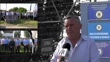 VIDEO | Angajații Penitenciarului Jilava, protest de atenționare. Sindicalist: 