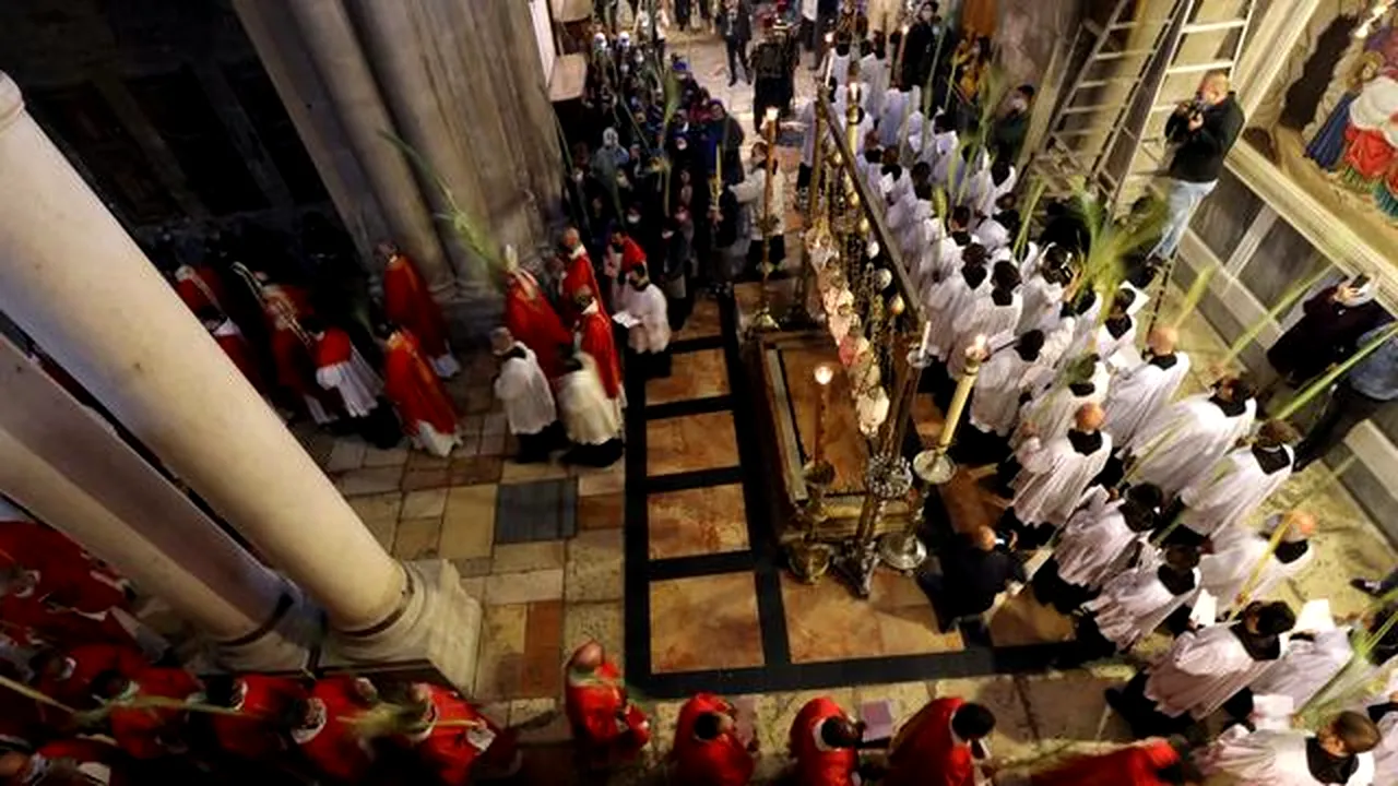 Biserica Sfântului Mormânt și-a deschis porțile de Floriile catolice. Patriarhul latin al Ierusalimului: 