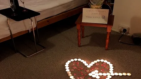 Ce s-a întâmplat la câteva minute după ce un romantic incurabil a pregătit asta pentru iubita lui