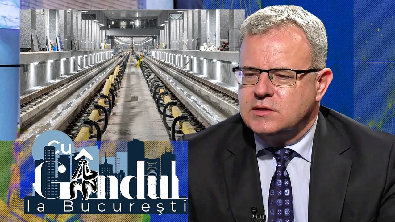 EXCLUSIV VIDEO | Secretar de stat în Ministerul Transporturilor: „Lucrările la primele stații de metrou către Otopeni vor începe în luna mai”