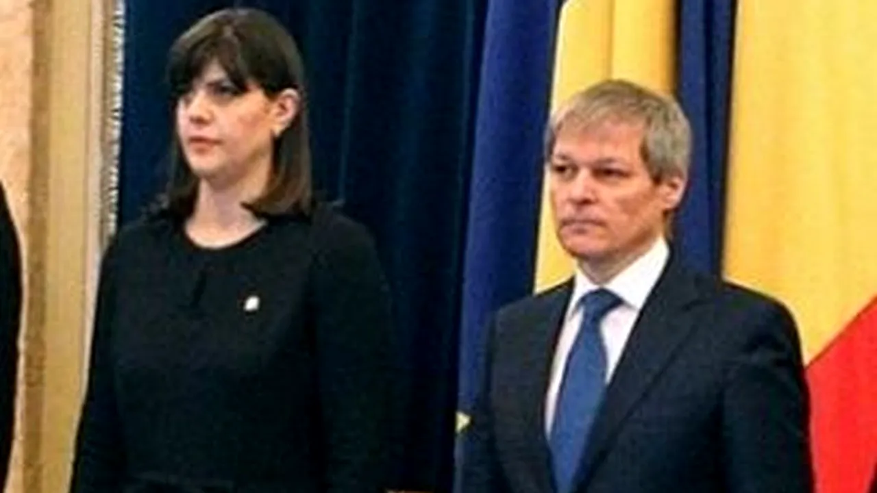 Contre la nivel înalt între premierul Cioloș și Codruța Kovesi. 