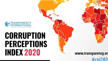 Indicele de percepție a corupției clasează România, Bulgaria și Ungaria pe ultimele locuri în UE
