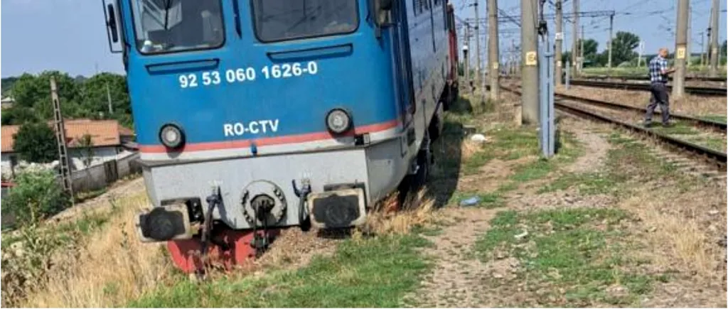 Un nou accident feroviar s-a produs în aceeași stație unde un tren de călători a lovit un marfar în luna martie