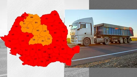 RESTRICȚII de trafic din cauza caniculei pe mai multe drumuri din țară. Se aplică luni și marți, între orele 11.00 și 19.00