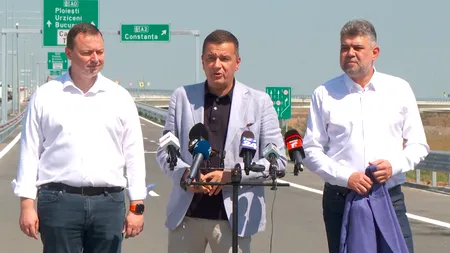 Sorin Grindeanu: Miercuri se vor da în circulaţie ultimii 10 kilometri din LOTUL 1 de pe A0 Sud / Autostradă completă de la Craiova la Constanța
