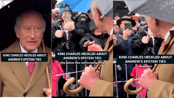 Regele Charles tace când este apostrofat despre implicarea prințului Andrew și a lordului Mandelson în dosarele Epstein