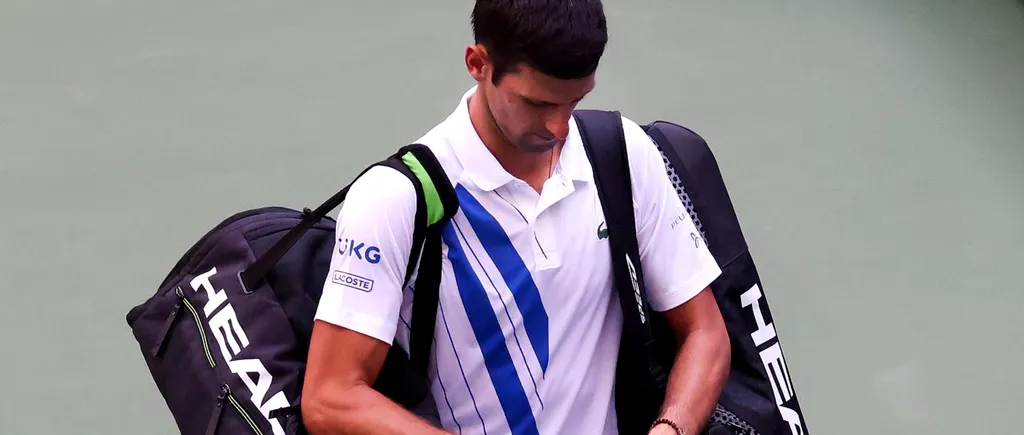 Novak Djokovic, descalificat de la US Open după ce a făcut un gest controversat pe teren | VIDEO