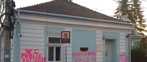 Academia Română, despre vandalizarea Casei memoriale Elie Wiesel: Autorii să fie pedepsiți exemplar. Românii și România nu pot tolera niciodată asemenea manifestări