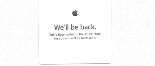 LANSARE IPHONE 5. Pregătiri pentru eveniment. Apple Store a fost închis pentru update-uri